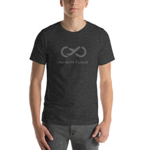 Load image into Gallery viewer, Infinite Flight Dark Mode Tee with Word Mark