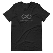 Load image into Gallery viewer, Infinite Flight Dark Mode Tee with Word Mark
