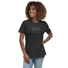 Load image into Gallery viewer, Infinite Flight Women&#39;s Dark Mode Tee with Word Mark
