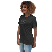 Load image into Gallery viewer, Infinite Flight Women&#39;s Dark Mode Tee with Word Mark
